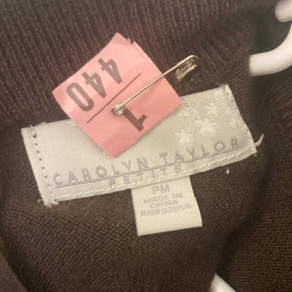 Extremely Soft Brown Women's Turtleneck Sweater - Picture 3 of 5